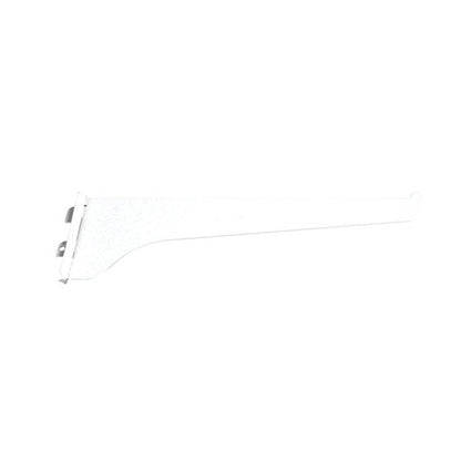 Knape & Vogt White Steel Regular Duty Bracket 16 Ga. 10 in. L 160 lb