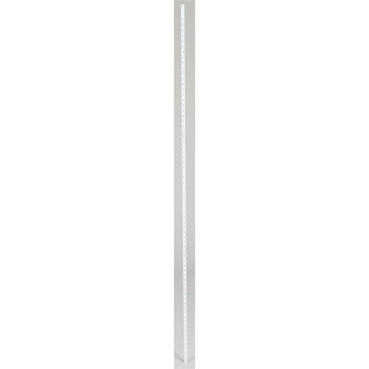 Knape & Vogt White Steel Regular Duty Bracket 16 Ga. 72 in. L