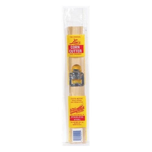 Lee's Stainless Steel/Wood Corn Cutter