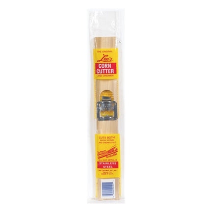 Lee's Stainless Steel/Wood Corn Cutter