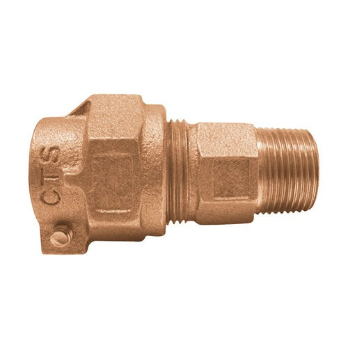 Legend Valve 1 in. MNPT Pattern X 1 in. D CTS Pack Joint Bronze Adapter