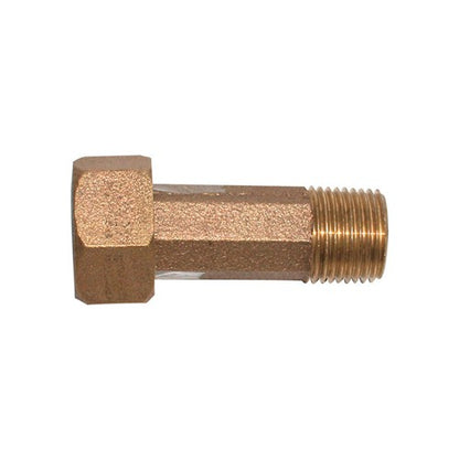 Legend Valve 3/4 in. MNPT Pattern X 3/4 in. D AWWA Bronze Meter Coupling