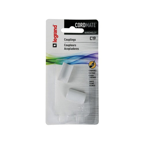 Legrand Cordmate 1 in. L Coupling Cord Cover