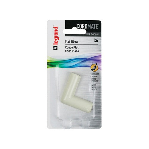 Legrand Cordmate 2 3/4 in. D Plastic Electrical Conduit Elbow For AC, MC and RWFMC Cable 1 pk