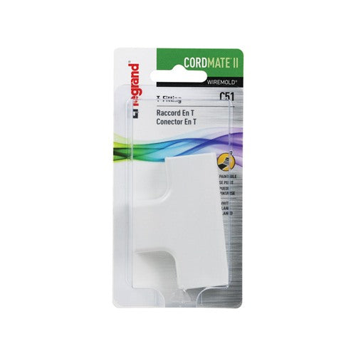 Legrand CordMate 2.87 in. L T-Fitting 1 pk