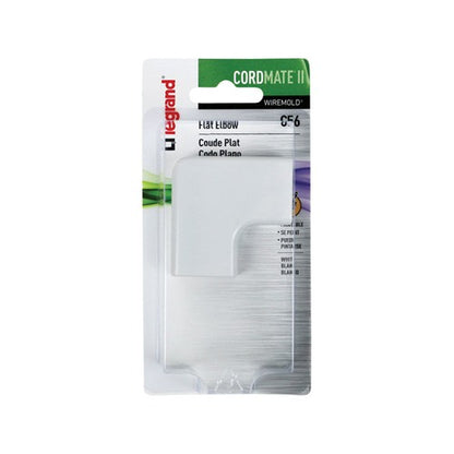 Legrand CordMate II 2 in. L Flat Elbow 1 pk