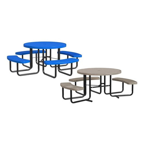 Leisure Craft Expanded Metal 46" Round & Square Tables