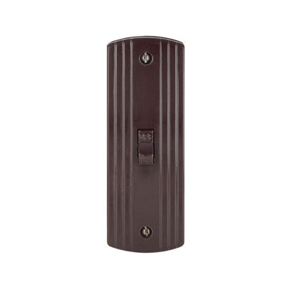 Leviton 10 amps Single Pole Toggle Switch Brown 1 pk