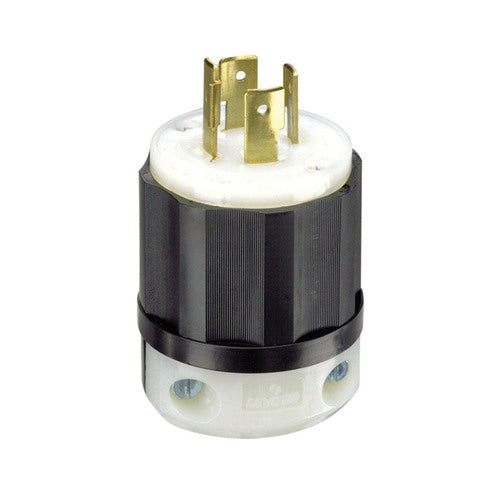 Leviton Industrial Nylon Grounding Locking Plug L14-20P 18-10 AWG 3 Pole 4 Wire