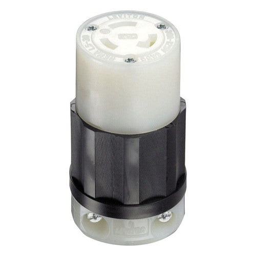 Leviton Industrial Thermoplastic Curved Blade/Ground Locking Connector L5-30R