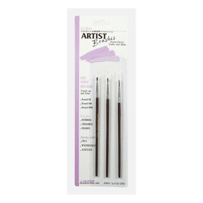 Linzer No. 000/00/0 Assorted Artist Paint Brush Set