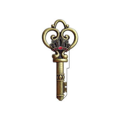 Lucky Line Skeleton House Key Blank Double For Kwikset KW1/11 Multicolored