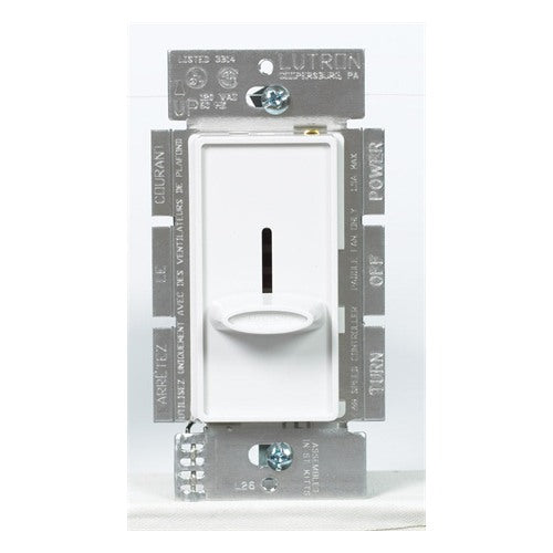 Lutron Skylark 1.5 amps Slide Fan Control White 1 pk