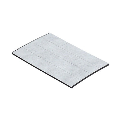 Magnet Source 1 in. L X .5 in. W Black Magnetic Tape Strips 12