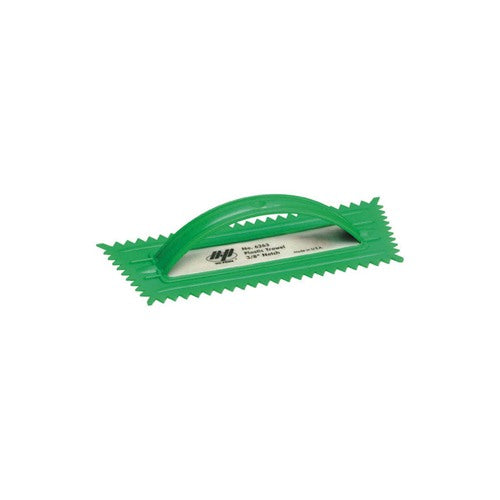 Marshalltown QLT 4-1/4 in. W Plastic Notched Trowel