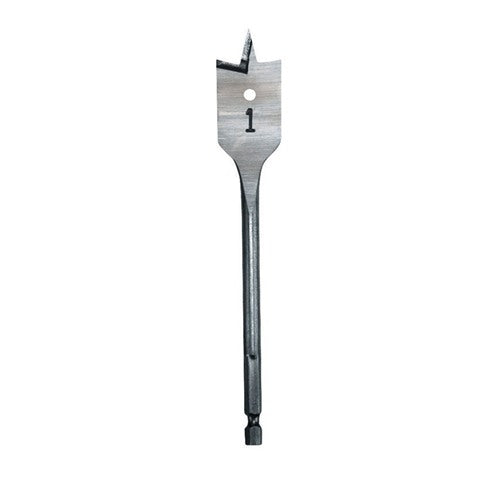 Milwaukee 13/16 in. X 6 in. L Heat-Treated Steel Flat Boring Drill Bit Quick-Change Hex Shank 1 pc
