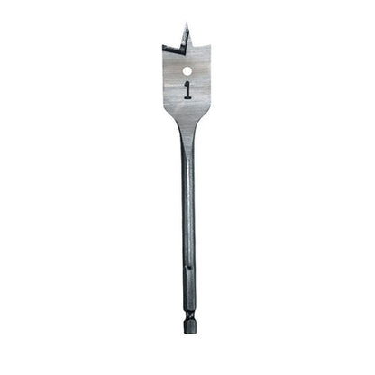 Milwaukee 13/16 in. X 6 in. L Heat-Treated Steel Flat Boring Drill Bit Quick-Change Hex Shank 1 pc