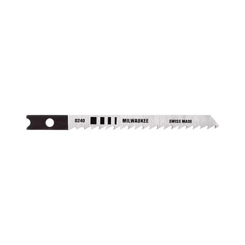 Milwaukee 3-1/8 in. High Carbon Steel U-Shank Wood cutting Jig Saw Blade 8 TPI 5 pk