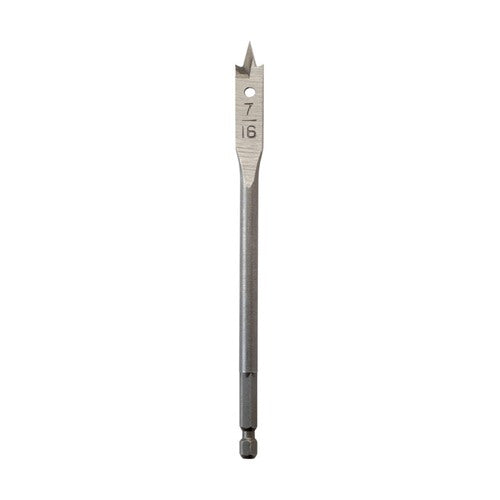 Milwaukee 7/16 in. D X 6 in. L Flat Boring Auger Bit Carbon Steel 1 pc