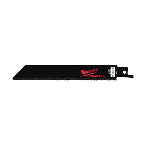 Milwaukee SAWZALL 6 in. Carbide Grit Carbide-Grit Reciprocating Saw Blade Multi TPI 3 pk