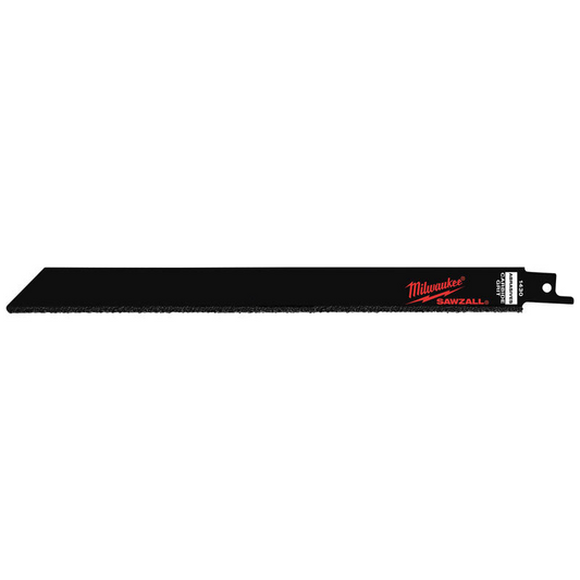 Milwaukee Sawzall 9 in. Carbide Grit Reciprocating Saw Blade 3 pk