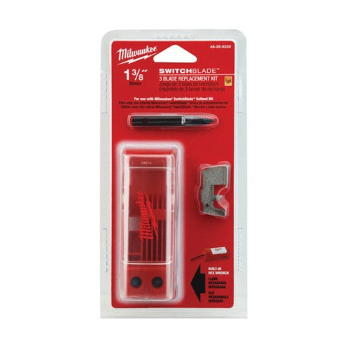 Milwaukee Switchblade Hardened Steel Wood Chiseling Replacement Switchblade 1-3/8 in. L 5 pc