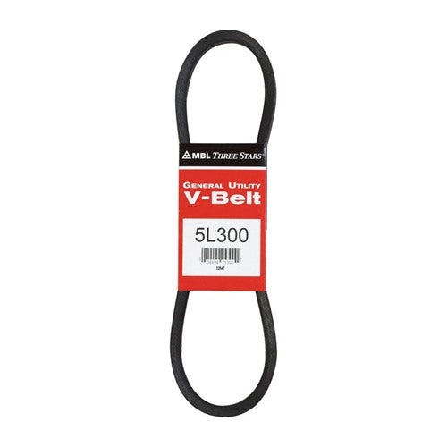 Mitsuboshi FHP General Utility V-Belt 0.63 in. W X 30 in. L For Fractional Horsepower Motors