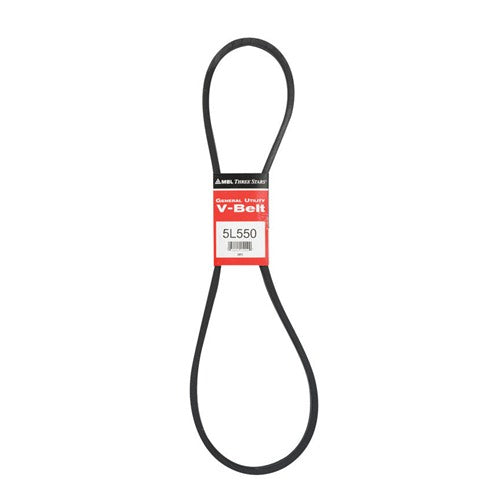 Mitsuboshi FHP General Utility V-Belt 0.63 in. W X 55 in. L For Fractional Horsepower Motors