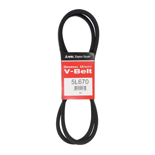 Mitsuboshi FHP General Utility V-Belt 0.63 in. W X 67 in. L For Fractional Horsepower Motors