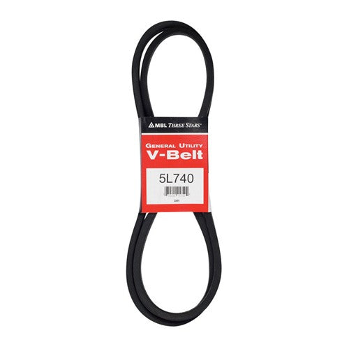 Mitsuboshi FHP General Utility V-Belt 0.63 in. W X 74 in. L For Fractional Horsepower Motors