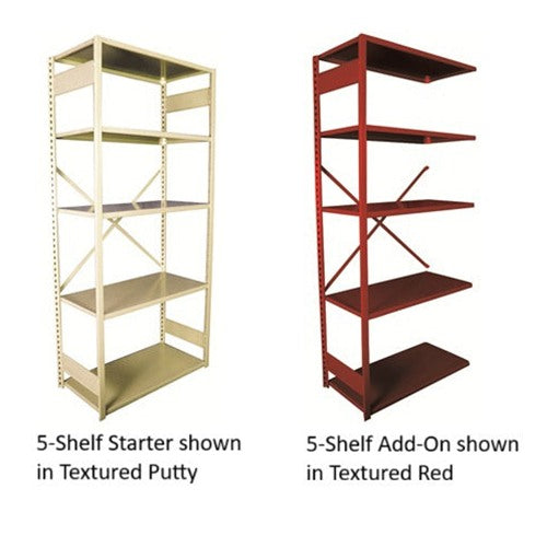 V-Grip™ Open Solid Shelving - 84"H (3 of 8)