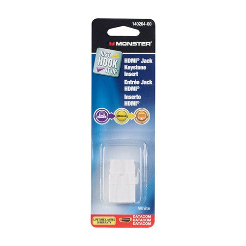Monster Just Hook It Up 0 ft. L Keystone Insert HDMI