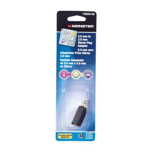 Monster Just Hook It Up Stereo Jack Adapter 1 pk
