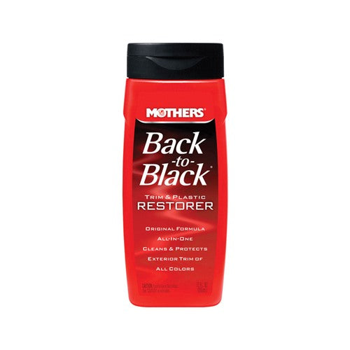 Mothers Back-To-Black Plastic and Trim Restorer Liquid 12 oz