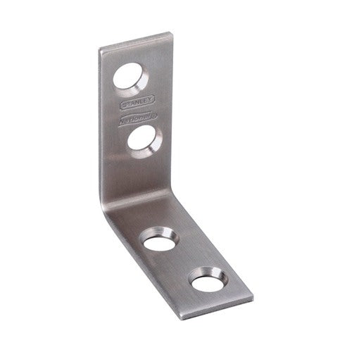 National Hardware 1.5 in. H X 0.63 in. W Stainless Steel Inside Corner Brace