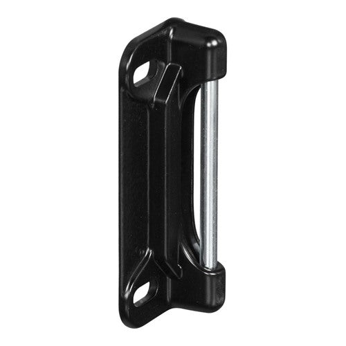 National Hardware 1 in. H X 2.5 in. L Black Steel Deadbolt Strike
