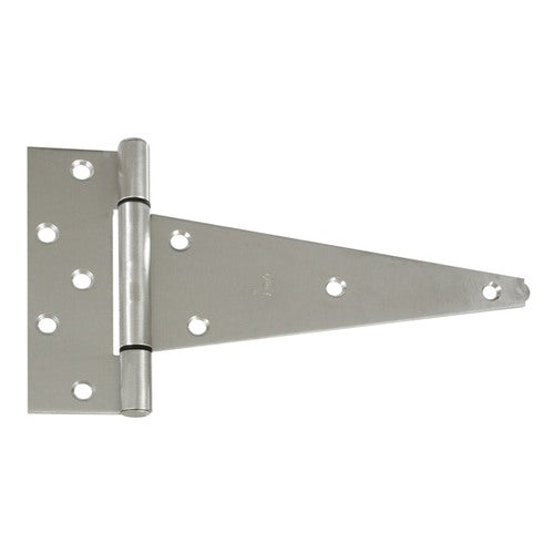 National Hardware 10 in. W X 10 in. L Stainless Steel Stainless Steel Heavy Duty T Hinge 1 pk