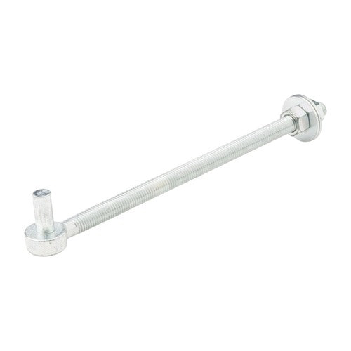 National Hardware 12 in. L Zinc-Plated Silver Steel Bolt Hook 1 pk