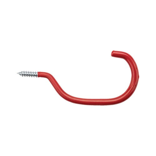 National Hardware 5.88 in. L Vinyl Coated Red Steel Bicycle Hook 40 lb. cap. 1 pk