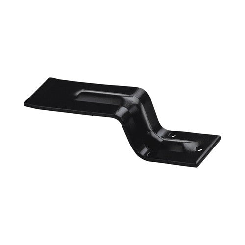 National Hardware 6-5/16 in. L Gloss Black Hot Rolled Steel Open Bar Holder 1 pk