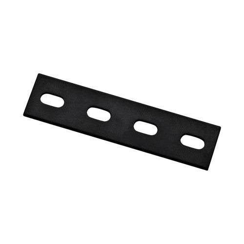 National Hardware 6 in. H X 1.5 in. W X 0.125 in. D Black Carbon Steel Flat Mending Plate