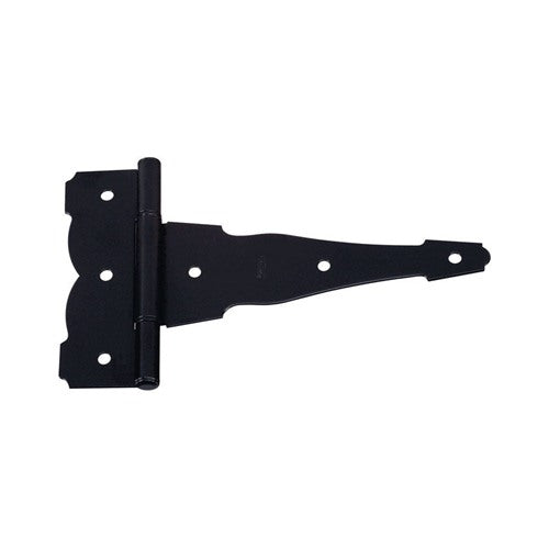 National Hardware 8 in. L Black Ornamental/Reversible T-Hinge 2 pk