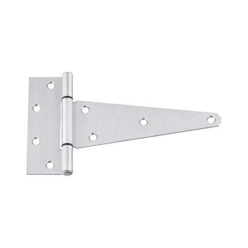 National Hardware 8 in. W X 8 in. L Stainless Steel Silver Stainless Steel Heavy Duty T Hinge 1 pk