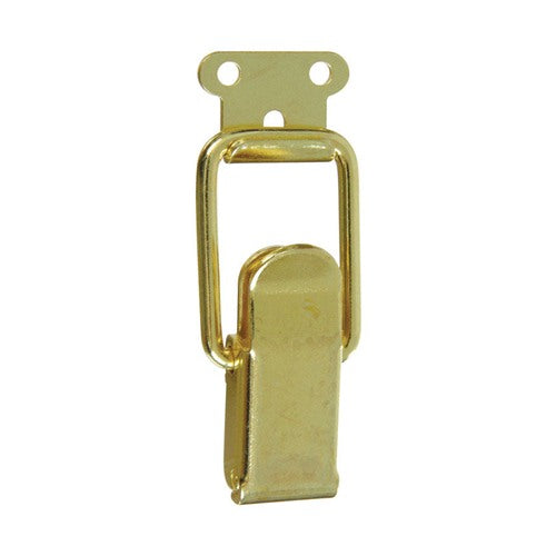 National Hardware Brass-Plated Steel Drawer Catch 0.99 inch in. 2.46 in. 2 pk