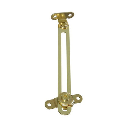 National Hardware Brass-Plated Steel Friction Lid Support 6 in. 1 pk