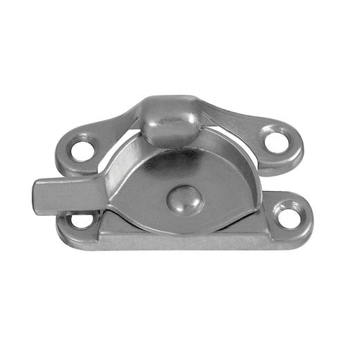 National Hardware Satin Nickel Silver Die-Cast Zinc Sash Lock 1 pk