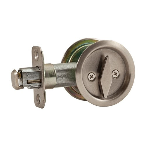 National Hardware Satin Nickel Silver Steel Pocket Door Latch 1 pk