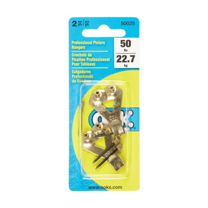 OOK Professional Picture Hanger 50 lb 2 pc