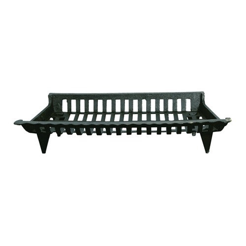 Open Hearth Black Cast Iron Fireplace Grate