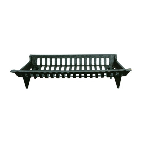 Open Hearth Black Cast Iron Fireplace Grate